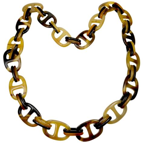 hermes horn necklaces
